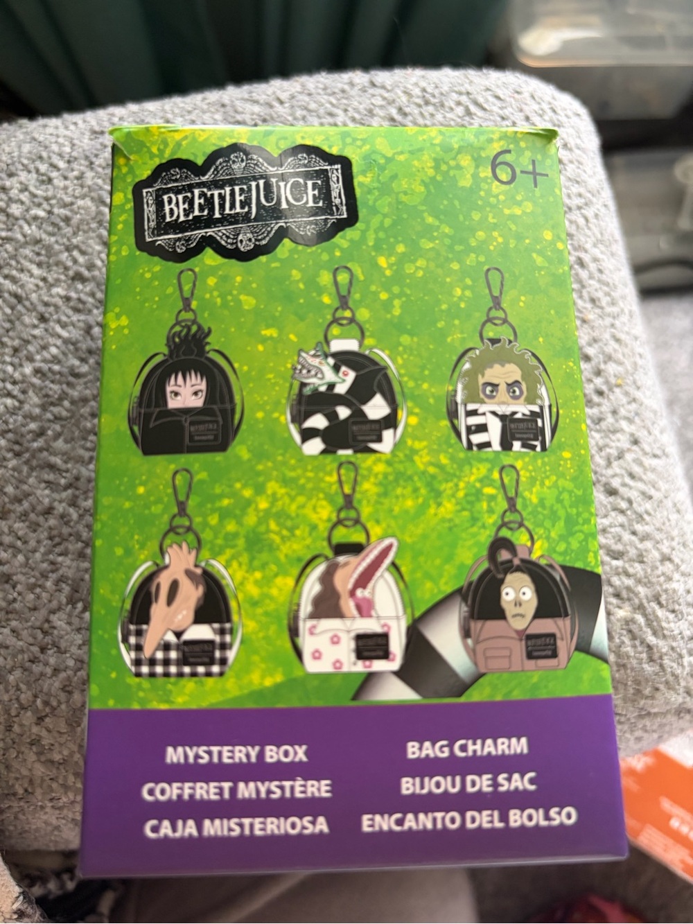 Loungefly Beetlejuice Exclusive Cosplay Mystery Mini Backpack Keychain Charm